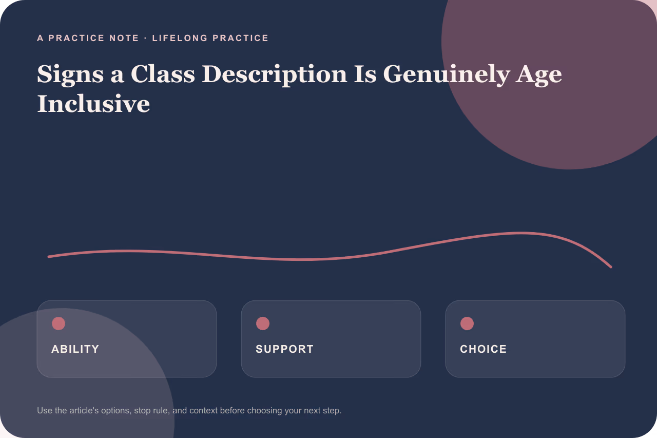 Comparison diagram of vague versus specific class description phrasing.
